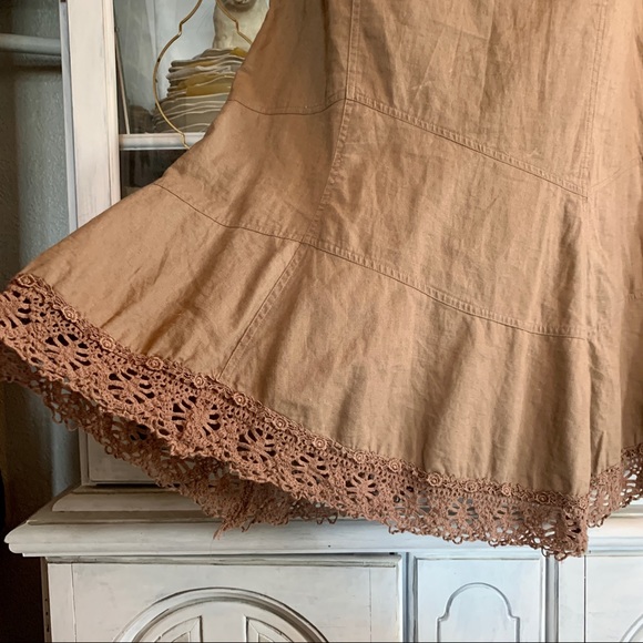 Newport News linen blend skirt - Picture 3 of 7